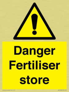 Danger Fertiliser store